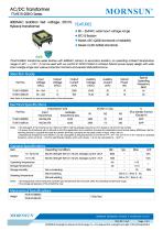 MORNSUN 10W AC-DC Automotive Isolated Transformer TTLHE10-20B-D - 1