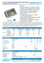 MORNSUN 150W AC/DC Enclosed Switching Power Supply LM150-20Bxx-1