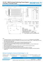 MORNSUN 150W AC/DC Enclosed Switching Power Supply LM150-20Bxx-4