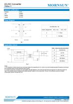 MORNSUN 1W DC-DC Isolated SMD Converter Transformer TTB05xx-1T - 2