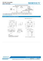 MORNSUN 1W isolated DC-DC converter B_XT-1WR3/Fixed input voltage/single output - 4