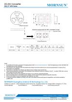 MORNSUN 1W isolated DC-DC converter B_XT-1WR3/Fixed input voltage/single output - 5