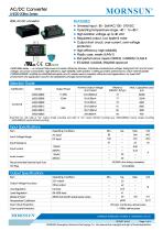 MORNSUN 20W 85-264VAC input AC/DC Converter LHE20-20Bxx-1