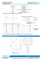 MORNSUN 25W 85-264VAC input AC/DC Converter LHE25-20Bxx - 4