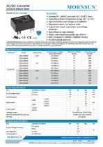 MORNSUN 3-5W AC/DC converter with wire lead LDE03-20BxxW - 1