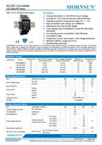 MORNSUN 30watt 85-264VAC input AC DC power supply / converter / DIN-Rail / LI30-20BxxPR2 - 1