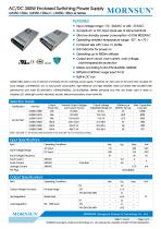 MORNSUN 350W AC/DC Enclosed SMPS LM350-12Bxx - 1