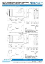 MORNSUN 350W AC/DC Enclosed SMPS LM350-12Bxx - 4