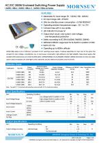 MORNSUN 350W AC/DC Enclosed Switching Power Supply LM350-10Bxx - 1