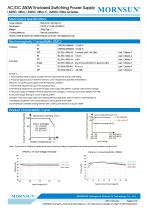 MORNSUN 350W AC/DC Enclosed Switching Power Supply LM350-10Bxx - 3