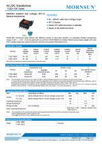 MORNSUN 3W AC-DC Automotive Isolated Transformer TTLS03-15B-T - 1