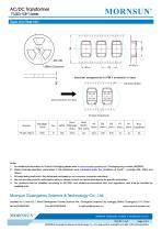 MORNSUN 3W AC-DC Automotive Isolated Transformer TTLS03-15B-T - 3
