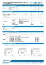 MORNSUN 3W AC-DC power supply Integrated isolated CAN bus-TLAxx-03KCAN-3