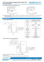 MORNSUN 3W AC-DC power supply Integrated isolated CAN bus-TLAxx-03KCAN-4