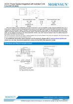 MORNSUN 3W AC-DC power supply Integrated isolated CAN bus-TLAxx-03KCAN-5