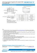 MORNSUN 3W AC-DC power supply Integrated isolated RS485-TLAxx-03K485L - 6