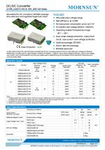 MORNSUN 3W Ultra-thin Isolated Output DC/DC Converters URB_J(M)T/D-3W - 1