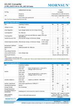 MORNSUN 3W Ultra-thin Isolated Output DC/DC Converters URB_J(M)T/D-3W - 2