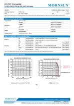 MORNSUN 3W Ultra-thin Isolated Output DC/DC Converters URB_J(M)T/D-3W - 3