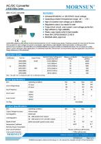 MORNSUN 40W 85-264VAC input AC/DC Converter LHE40-20Bxx-1