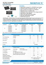 MORNSUN 40W 85-305VAC wide input AC/DC converter LHE40-23Bxx - 1