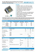 MORNSUN 50W AC/DC Enclosed Switching Power Supply LM50-20Bxx - 1