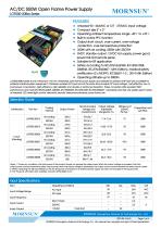 MORNSUN 550W AC/DC Enclosed Switching Power Supply LOF550-20Bxx - 1