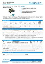 MORNSUN 5W AC-DC Automotive Isolated Transformer TTLDE05-20B-D - 1