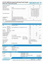 MORNSUN 600W AC/DC Enclosed SMPS LM600-12Bxx-2