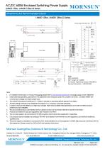MORNSUN 600W AC/DC Enclosed SMPS LM600-12Bxx-4