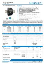 MORNSUN 60watt 85-264VAC input AC DC power supply / converter / DIN-Rail / LI60-20BxxPR2 - 1