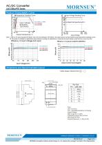 MORNSUN 60watt 85-264VAC input AC DC power supply / converter / DIN-Rail / LI60-20BxxPR2 - 3