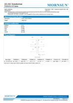 MORNSUN 6W DC-DC Isolated SMD Converter Transformer TTURB-6T-2