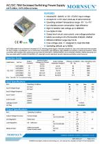 MORNSUN 75W AC/DC Enclosed Switching Power Supply LM75-20Bxx-1
