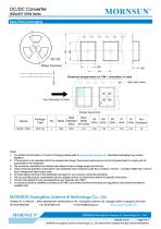 The Newest Chiplet SiP DC-DC Converter-Micro-size Fixed Input R4 Series - 4