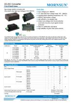 PVxx-27BxxR2 / 10:1 / 100~1000Vdc input / dc dc converter / photovoltaic power / 5, 10, 15 watt - 1