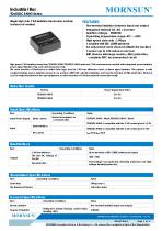 TDx01DCANH3 / CANbus / Integrated Isolated DC/DC converter / 1 Mbps - 1