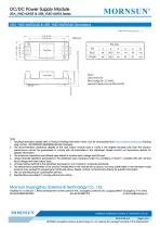 URA_YMD-6WR3 / 4:1 / 1"*1" /6 watt / dc dc converter - 6