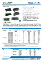 URB_LD-30WR3 / 4:1 / 30 watt / dc dc converter / industrial - 1