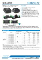 URB_YMD-20WR3 series are isolated 20W DC-DC products with 4:1 input voltage. - 1