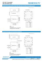 URB_YMD-20WR3 series are isolated 20W DC-DC products with 4:1 input voltage. - 6