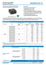 VRB_YMD-20WR3 series are isolated 20W DC-DC products with 2:1 input voltage - 1