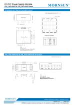 VRB_YMD-6WR3 / 2:1 / 1"*1" /6 watt / wide input voltage / dc dc converter / 1500Vdc isolation / ultra low power consumption / industrial / Regulated / single output / DIP - 5