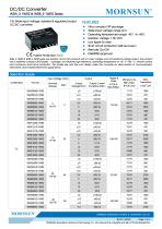 WRA_S-1WR2 / 2:1 /1watt DC-DC converter / Dual output - 1