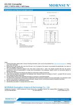 WRA_S-1WR2 / 2:1 /1watt DC-DC converter / Dual output - 6