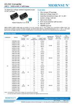 WRF_S-1WR2 / 2:1 / 1watt DC-DC converter / Single output - 1