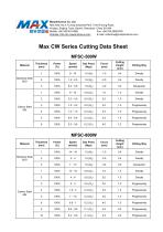 CW 500W 800W 1KW Cutting Data Sheet-1