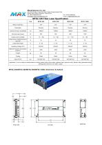 Maxphotonics CW Fiber Laser MFSC-250W Laser Cutting Specification-1