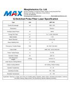 MFP-100 Q-switched Pulse Fiber Laser from Maxphotonics - 1