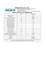 MFSC-200 Maxphotonics CW200W fiber laser source for cutting air cooled - 1